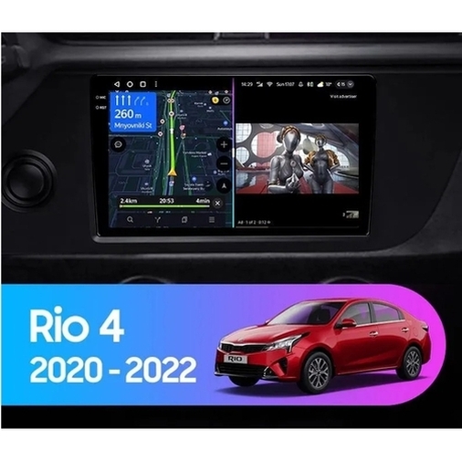 Установочный комплект Kia Rio 4 FB (2020-2022) 9 дюймов 