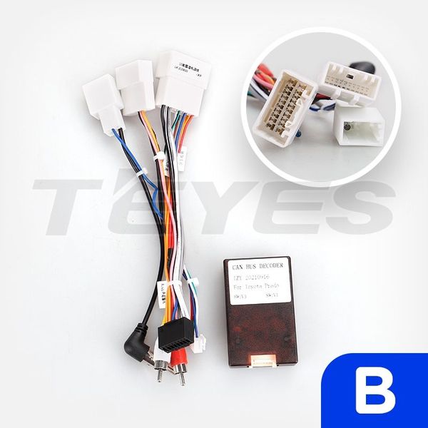 Установочный комплект Toyota Land Cruiser Prado 120 (2004-2009) 9" F1 Тип-B