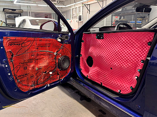 Шумоизоляция дверей в Kia K5