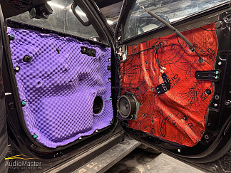 Шумоизоляция дверей в Jetour T2