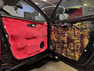 Шумоизоляция дверей в Nissan Qashqai