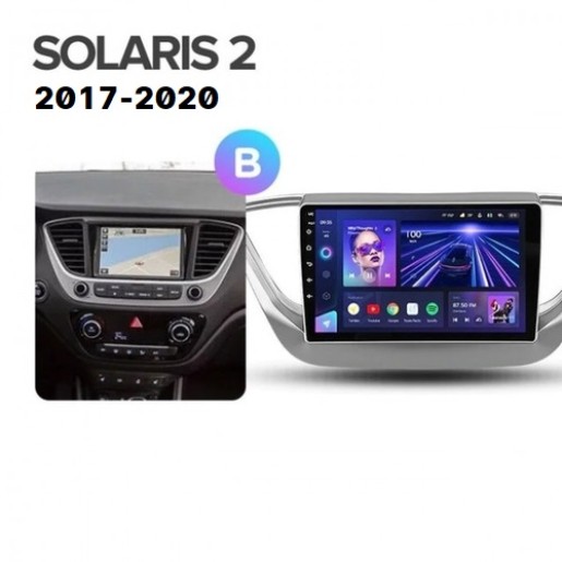 Установочный комплект для 9 дюймов (2017-2020 Solaris 2) тип B