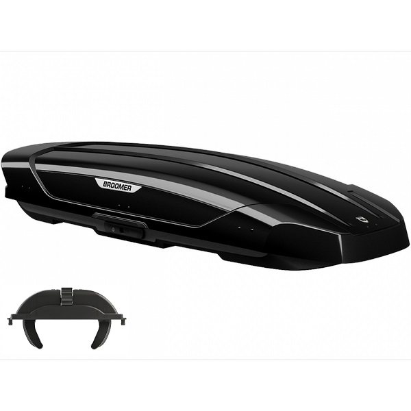 Автобокс Broomer Venture LS 450л (Fast Mount крабы) АБС ПММА черный глянец
