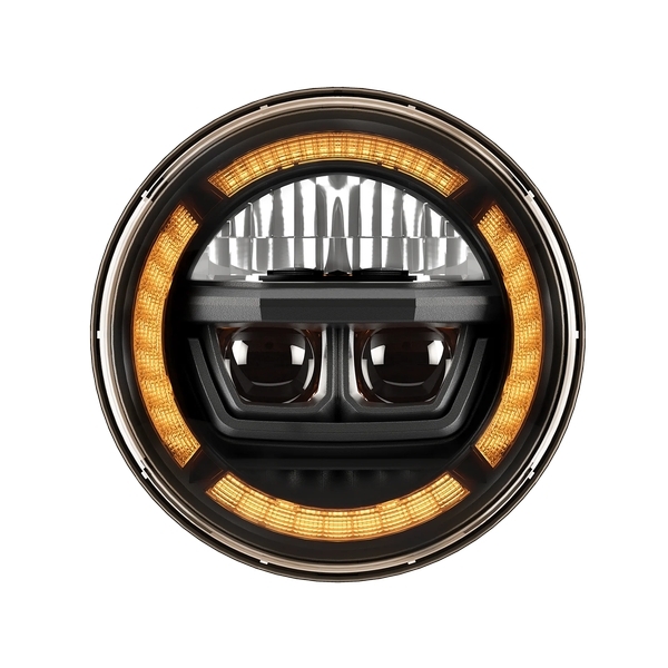 Передние фары НИВА 7" Allroad Drive R3X с ДХО с габаритными огнями