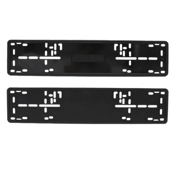 Номерные рамки силиконовые реплика SAK черные NTS AUTO