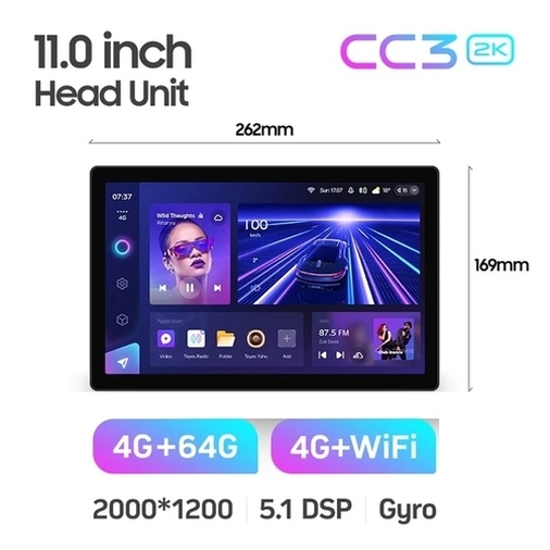 Магнитола TEYES CC3 2K 11" 4/64