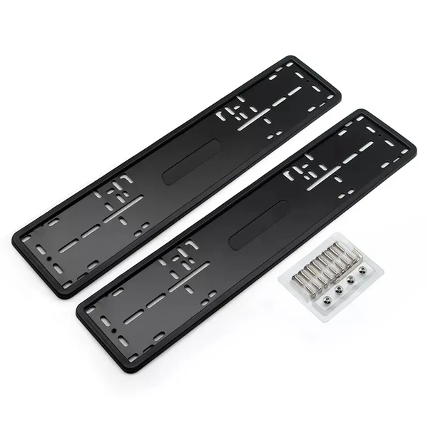 Силиконовые номерные рамки SAK (черные) CPJ-002