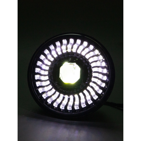 Передние фары НИВА 7" Allroad Drive R6 с ДХО