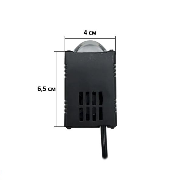 Светодиодные фары NTS AUTO LH-1LED-WY-RGB с СТГ 1 LED бело-желтая ближнего свечения с кулером