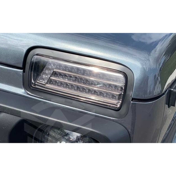 Надфарники НИВА "DLAA" (тонированные) с бегающим поворотником (PL-1762B)