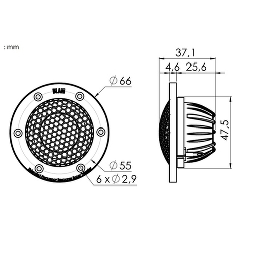 Твитеры Blam TS25HR