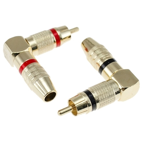 Угловой RCA-коннектор Aura RCA-P230 (1 Шт.)