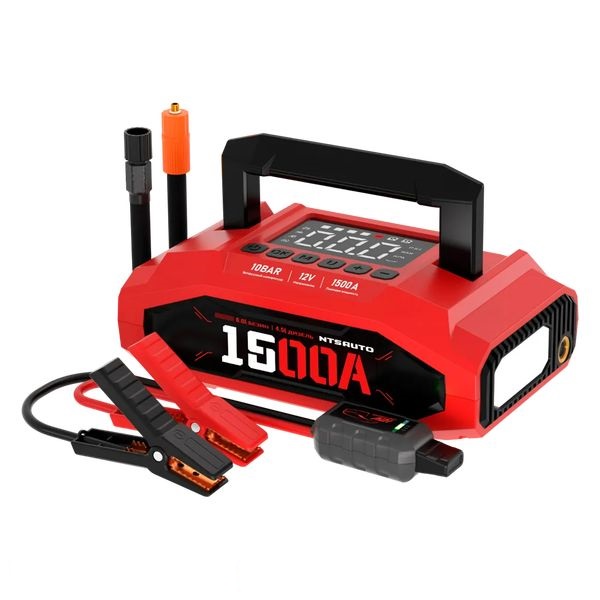 Пусковое устройство с компрессором NTS AUTO 12000mAh 1500A