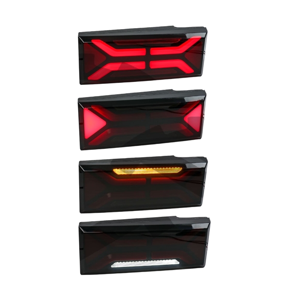 Задние фонари 2108-2114 "X-Black" иксы (тонированные)