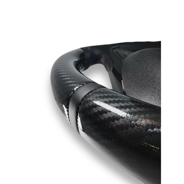 Руль анатомический "ПроБарс" для Лада Нива Legend (Карбон\Экокожа)