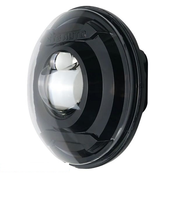 Передние фары НИВА NTS AUTO 7' без ДХО с лазером (черные) (NTS-02-NV-7INCH-LASER) 