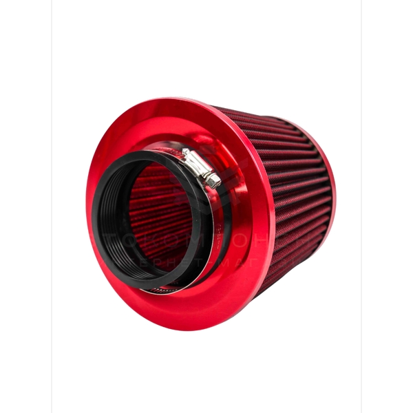 Воздушный фильтр нулевого сопротивления (нулевик) инжекторный (красный, конус)