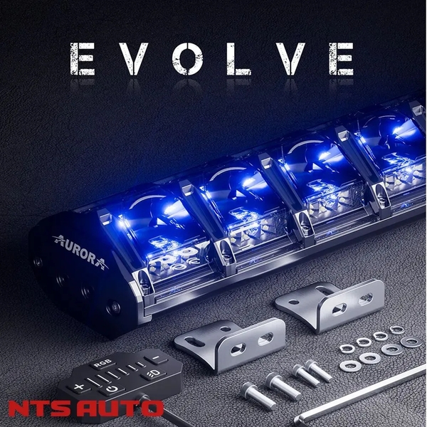Светодиодная балка NTS AUTO 10" Аврора Evolve RGB 33см
