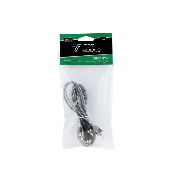 Межблочный кабель Top Sound 2RCA ST-1 (1 м.)