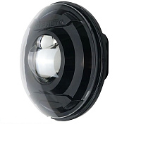 Передние фары НИВА 7" NTS AUTO без ДХО с лазером (черные) (NTS-02-NV-7INCH-LASER) 