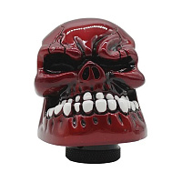 Ручка КПП NTS AUTO Череп Красный (0672-RED)