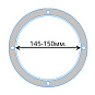 Проставочные кольца универсальные 16,5 см. 145-150мм (комплект без утопления)
