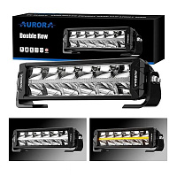 Светодиодная балка Aurora 10" двухрядная дальнего света D10 ДХО Б/Ж