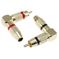 Угловой RCA-коннектор Aura RCA-P230 (1 Шт.)