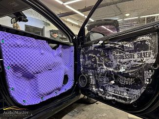 Шумоизоляция дверей в Hyundai Solaris