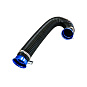 Универсальная гибкая гофра шноркеля (шланг холодного воздуха) 75мм/1м (синяя)