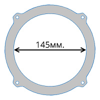 Проставочные кольца 145мм KIA Ceed, Sportage / Hyndai Elantra 10мм односоставные