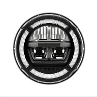 Передние фары НИВА 7" Allroad Drive R3X с ДХО с габаритными огнями