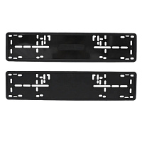 Номерные рамки силиконовые реплика SAK черные NTS AUTO