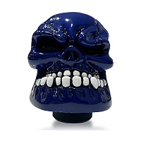 Ручка КПП NTS AUTO Череп Синий (0672-BL)