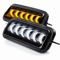 Надфарники НИВА Легенд 055-YW (6 светодиодов)